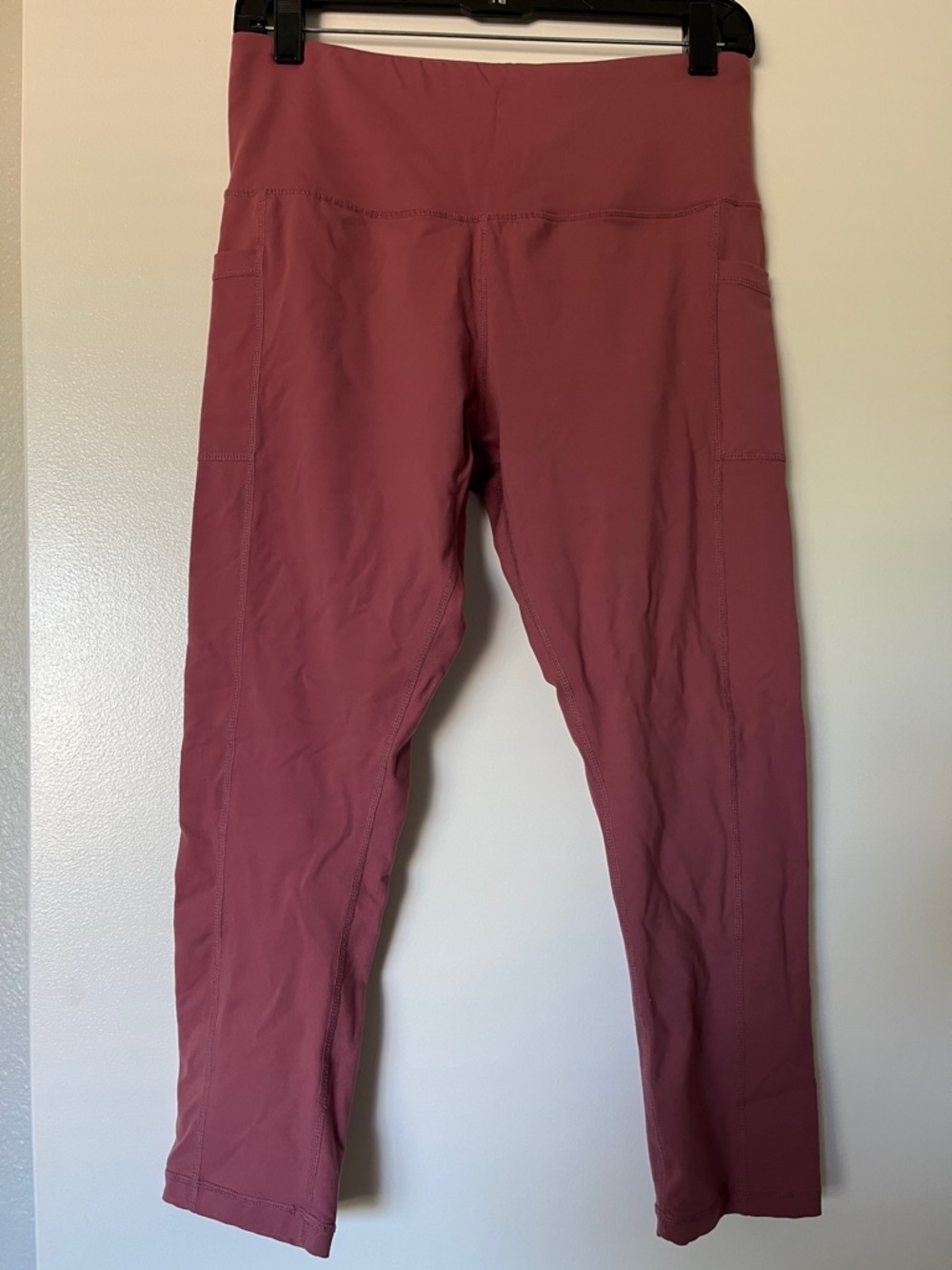 Senita Athletics Dusty Rose High-Waist Leggings with Side Pockets